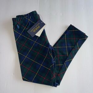 Ralph Lauren Girls 6-6X Tartan Plaid Leggings NWTS